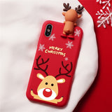 Christmas Cartoon Deer Case